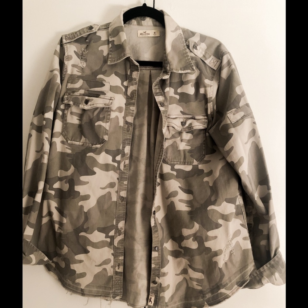 Hollister Camo Jacket Medium